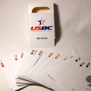 Vintage United States Bowling Congress 600 Series Playing Cards
